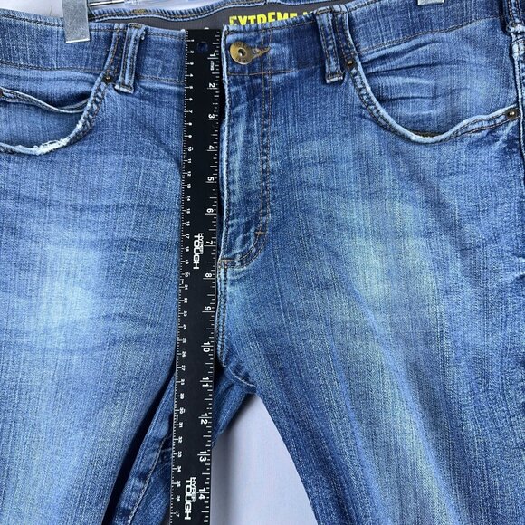 Lee Straight Fit Tapered Leg Jeans Mens Size 36X30 Extreme Motion 2015042 Blue - Picture 8 of 12
